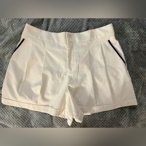 Puma White High Waist Women's Shorts